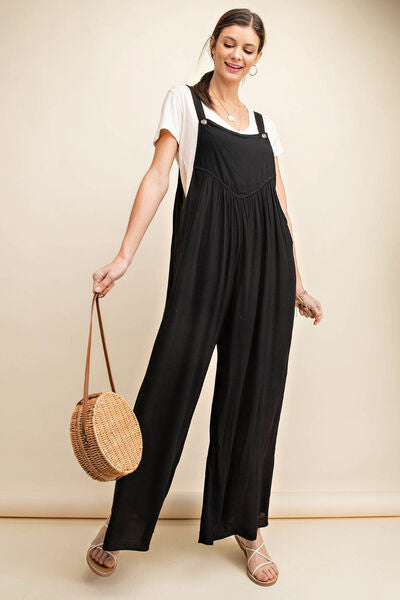 Sunday Funday Wide Leg Overalls