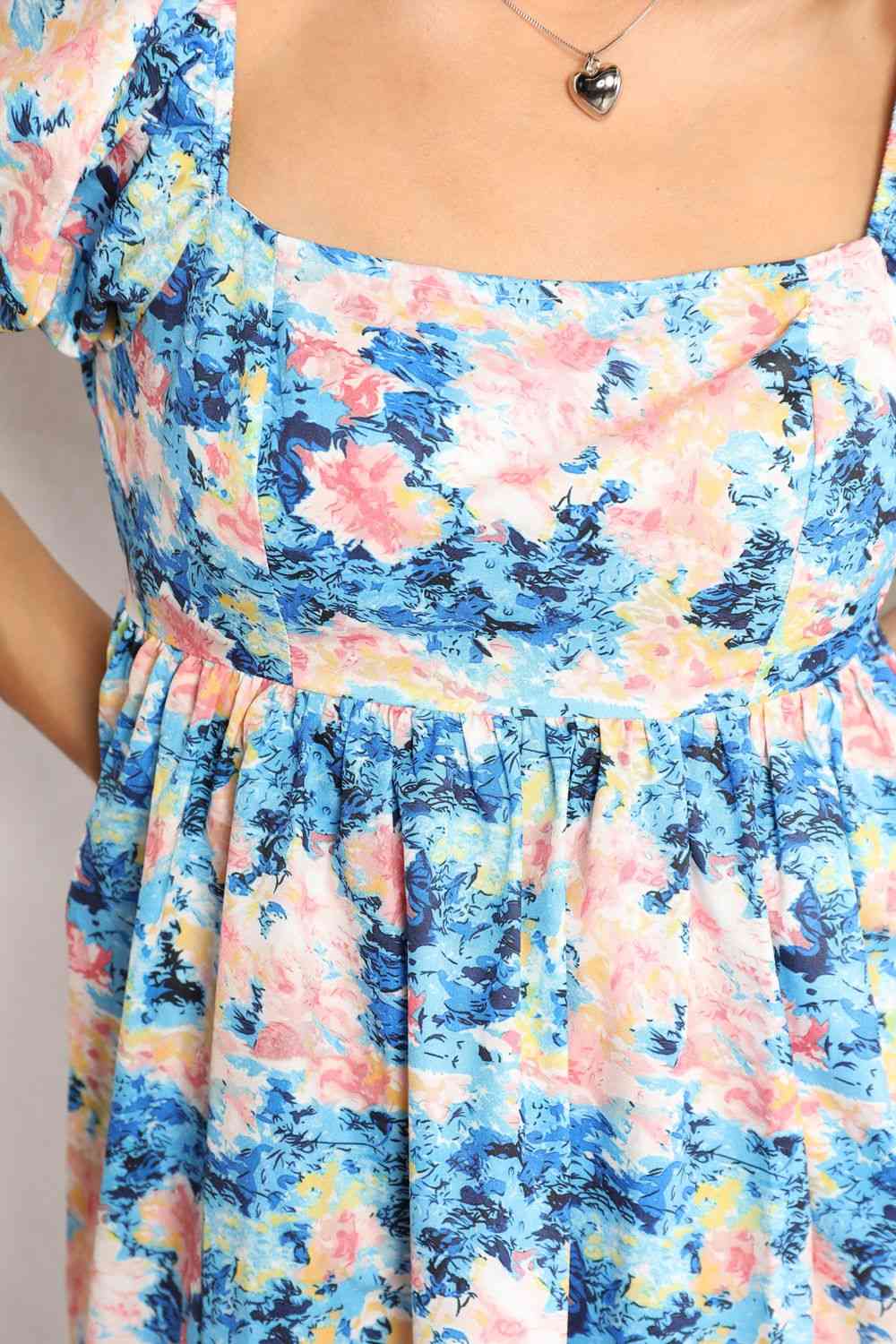 Blooming Petals Mini Dress