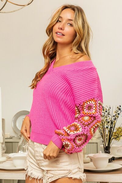 Harmony Haven Crochet Sweater