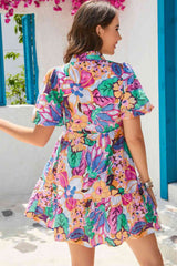 Sherryberry Ruffle Hem Dress