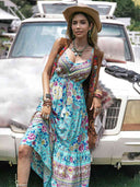 Woodstock Sleeveless Maxi Dress