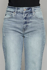 Kancan Cropped Wide Leg Jeans