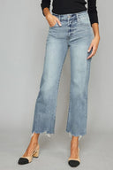 Kancan Cropped Wide Leg Jeans