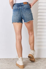 Judy Blue Fray Hem Shorts