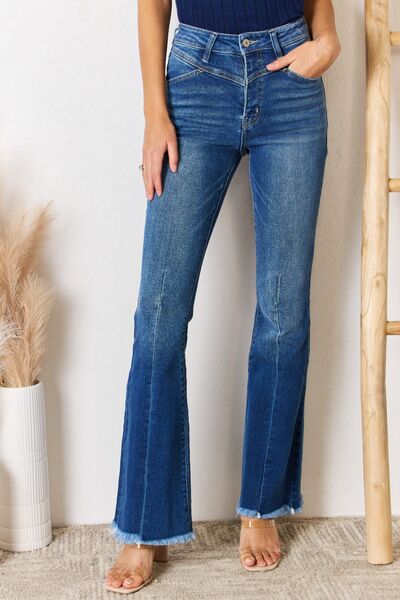 Kancan High Rise Flare Jeans