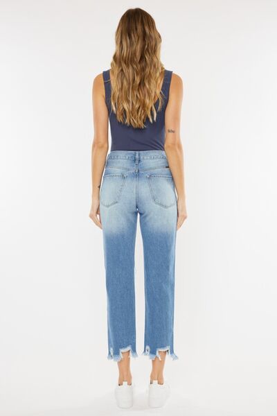 Kancan High Waist Open Jeans